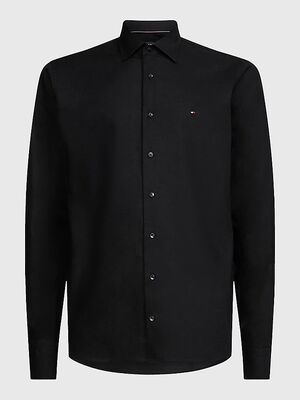 Tommy Hilfiger musta slim fit kauluspaita