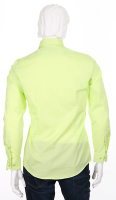 Venti body fit limenvärinen kauluspaita