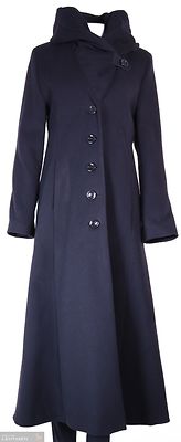 Erich Fend musta klassinen villakangatakki