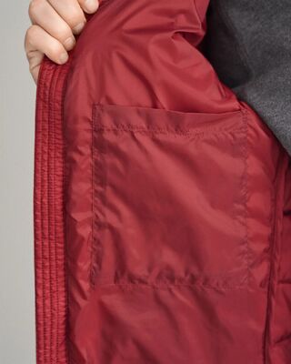 Gant viininpunainen untuva pusakka