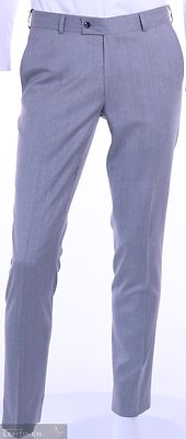 Turo vaaleanharmaat slim fit suorat housut