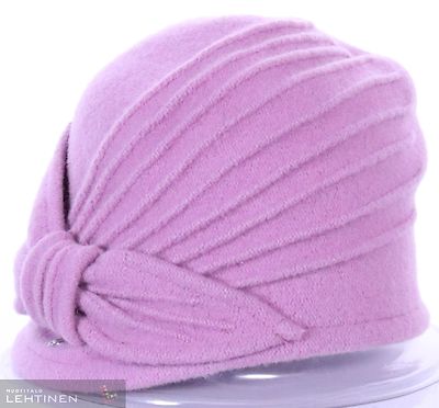 Vaalea roosa huopa päähine