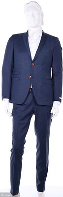 Turo tummansininen ruutukuosi housu