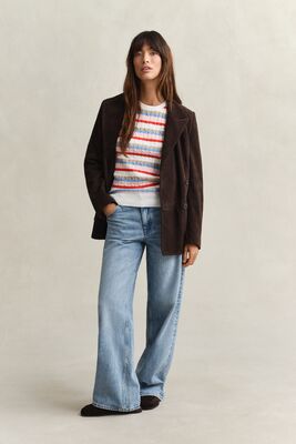 Gant värikäs raidallinen puuvillaneule