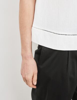 Gerry Weber luonnonvalkoinen pusero