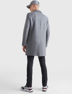 Tommy Hilfiger harmaa villakangastakki