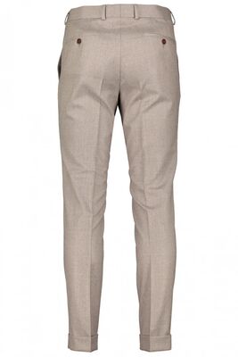 Turo hiekansävyiset suorat housut puvulle