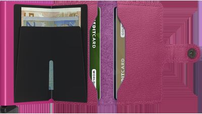 Secrid fuksianvärinen turvalompakko