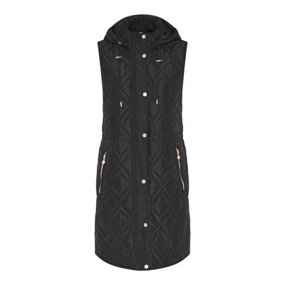 Micha musta hupullinen tikkiliivi