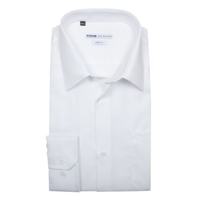 Petrifun valkoinen modern fit mitoituksen kauluspaita