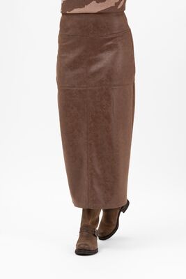 Capri Collection ruskea midimittainen hame