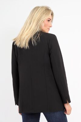 2-Biz musta pidempi klassinen bleiseri