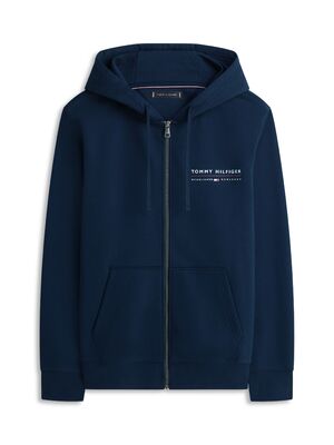 Tommy Hilfiger tummansininen hupullinen collegetakki