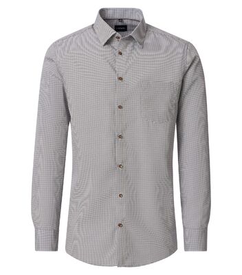 Venti modern fit beigesävyinen kauluspaita
