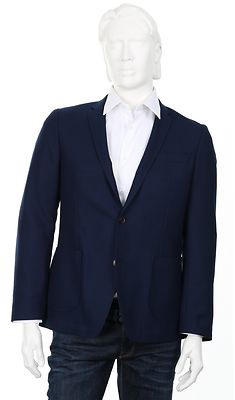 Turo sininen slim fit bleiseri