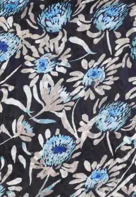 Lasessor tuubihuivi lehtikuosilla