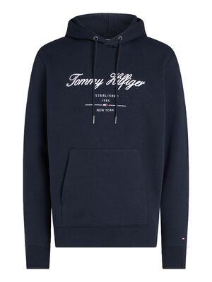 Tommy Hilfiger tummansininen collegehuppari
