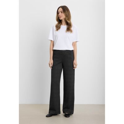 Laurie Donna Loose ruudullinen jersey housu