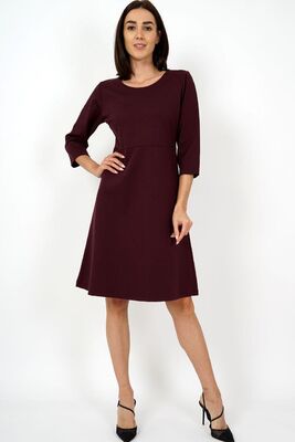 M.X.O viininpunainen jersey mekko