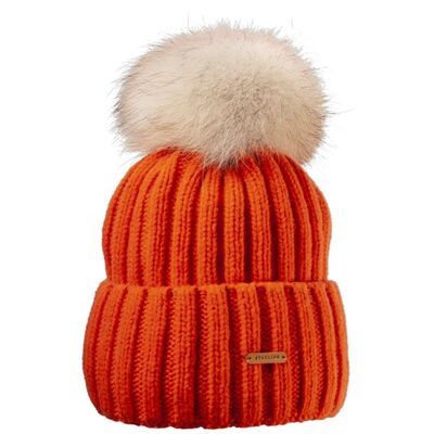 Starling oranssi neulepipo tupsulla