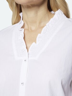 Signature valkoinen pitsisomisteinen pusero