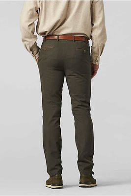 Meyer oliivinväriset puuvillahousut