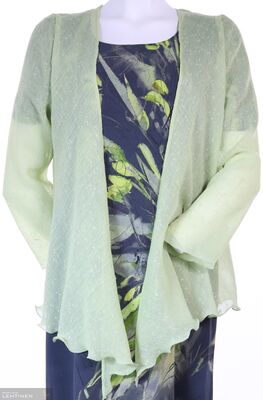 Shenina vaaleanvihreä sifonki jakku