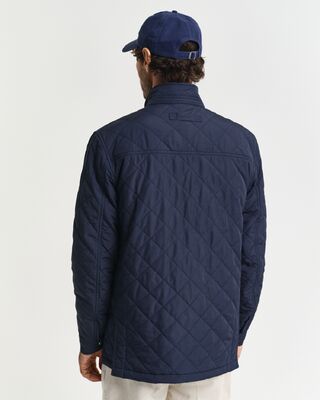 Gant tummansininen puolipitkä windcheater tikkitakki