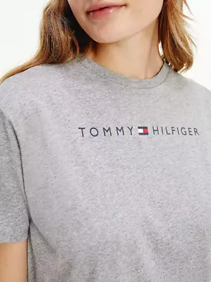 Tommy hilfiger harmaa lyhythihainen yöpaita