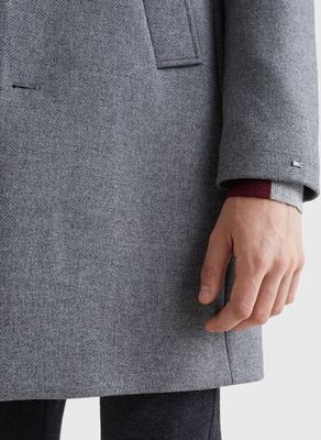 Tommy Hilfiger harmaa villakangastakki