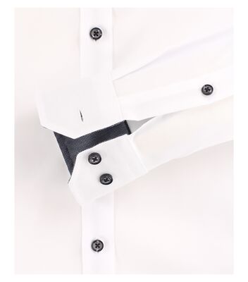 Venti valkoinen body fit kauluspaita