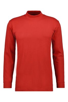 Ragman oranssinpunainen puuvillatrikoo poolopaita