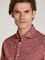 Tommy Hilfiger punakuviollinen slim fit kauluspaita