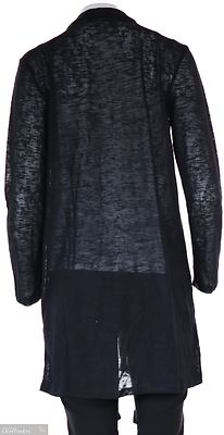 M.X.O musta läpikuultava neuletakki