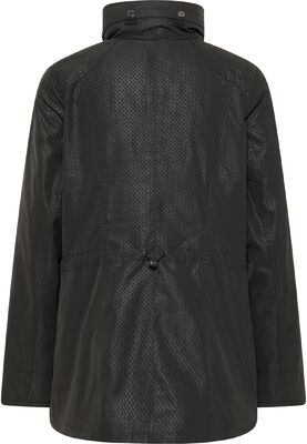 Lebek musta kuviollinen kevättakki