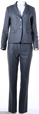 Harmaansävyinen Gerry Weberin suoralahkeinen prässi housu