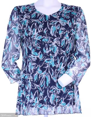 Shenina turkoosin sävyinen pusero