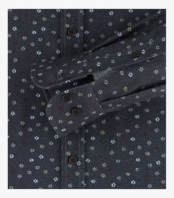 Casamoda harmaa kuviollinen flanellipaita