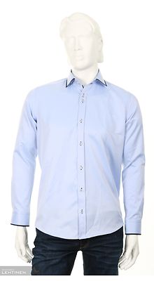 Guide London vaaleansininen slim fit kauluspaita