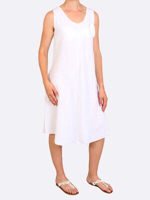 Hegler valkoinen väljä kesämekko