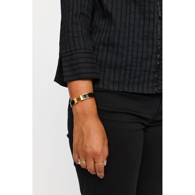 2-Biz musta kauluksellinen paitajakku