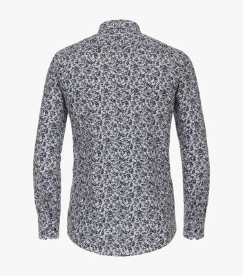 Venti vihreäkuvioinen modern fit kauluspaita