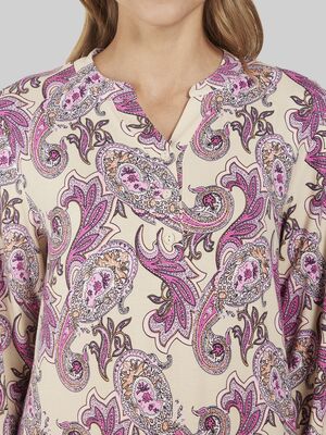 Signature kuviollinen trikoopusero