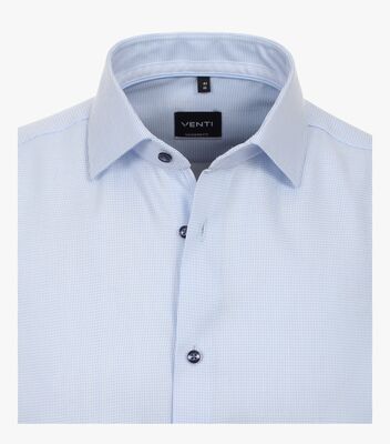 Venti modern fit vaaleansininen 1/2-hihainen paita