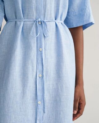 Gant vaaleansininen paitamekko pellavaa