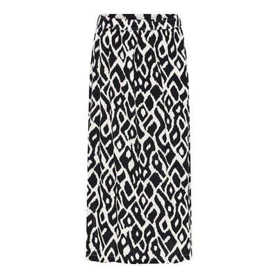 Micha musta-beige viskoosi hame