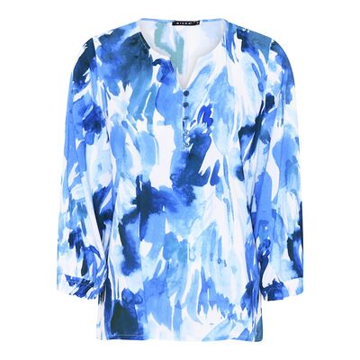 Micha raikkaan sininen viskoosi pusero