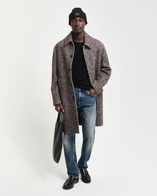 Gant musta merinovilla neule