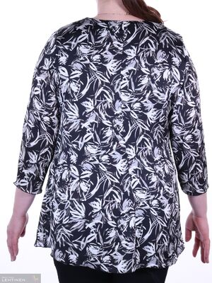 Shenina musta valkoinen pusero