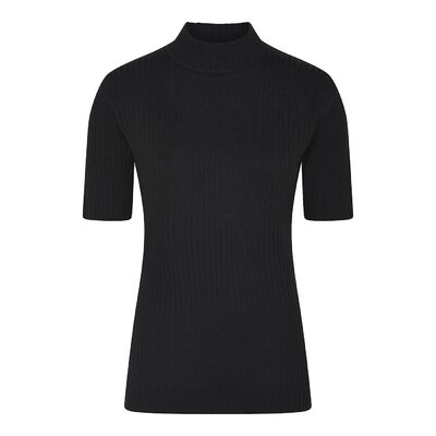 Micha musta lyhythihainen puolipoolo